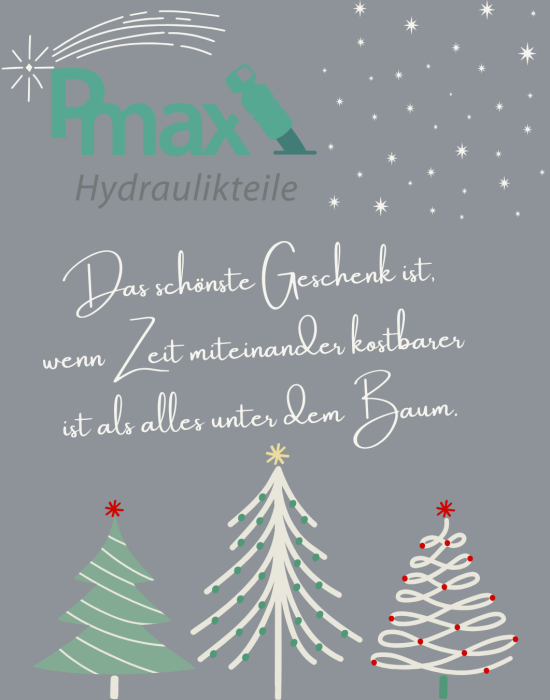 Pmax wünscht besinnliche Weihnachten